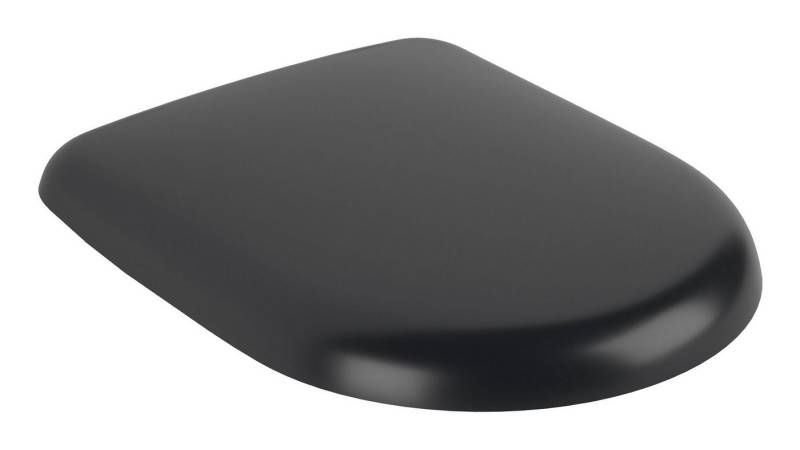 Villeroy & Boch WC-Sitz Antao, Mit Absenkautomatik und QuickRelease 373 x 445 mm - Pure Black von Villeroy & Boch