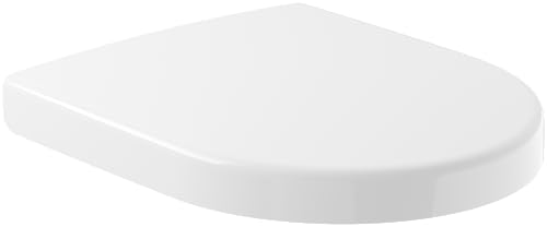 Villeroy & Boch WC-Sitz Architectura Compact - Toilettendeckel Weiß glänzend aus robustem Duroplast - Toilettensitz mit Edelstahl-Scharnieren - Bruchsicherer Klodeckel D-Form - Original Ersatzteil Villeroy & Boch WC-Sitz Architectura Compact - Toilettendeckel Weiß glänzend aus robustem Duroplast - Toilettensitz mit Edelstahl-Scharnieren - Bruchsicherer Klodeckel D-Form - Original Ersatzteil von Villeroy & Boch
