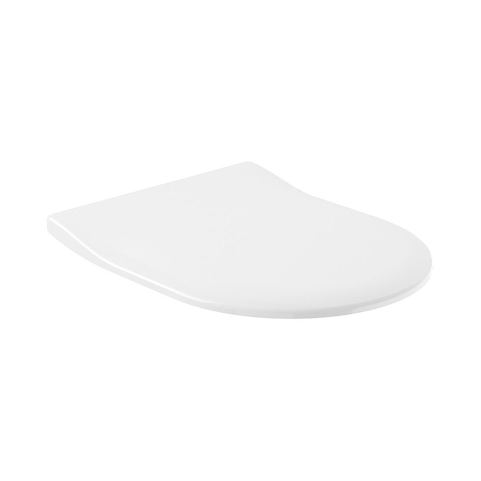 Villeroy & Boch WC-Sitz SlimSeat Subway 2.0 374x439x43mm Oval SoftClosing QuickRelease Pergamon 9M78S1R3 von Villeroy & Boch