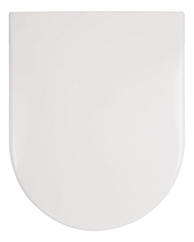 Villeroy und Boch WC-Sitz Subway, 9M55S101, Toilettendeckel mit Absenkautomatik und Take-Off-Funktion, Duroplast, Weiß, 56508 0 von Villeroy & Boch