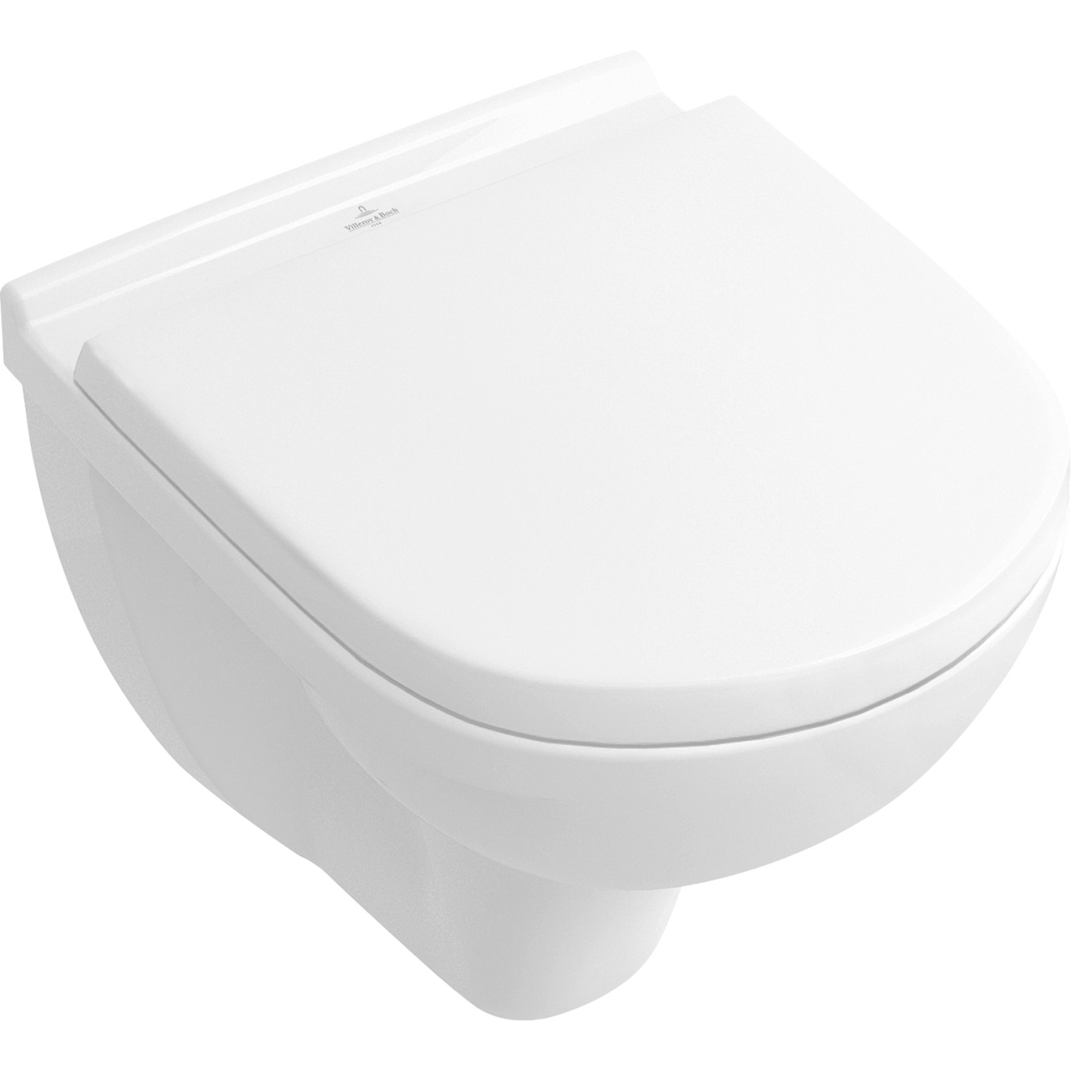 Villeroy & Boch Wand-WC O.novo compact Tiefspüler Alpinweiß CeramicPlus von Villeroy & Boch