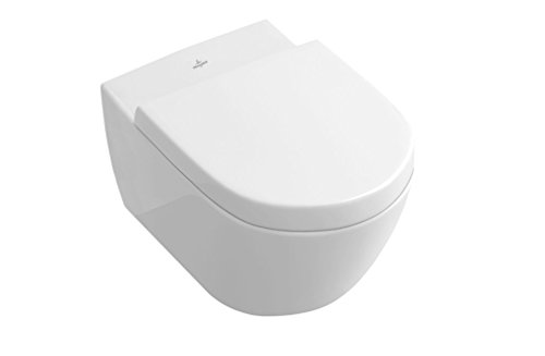 Villeroy & Boch Wand WC Tiefspüler SUBWAY 2.0 56001001 37x56cm Abgang waagerecht weiß alpin von Villeroy & Boch