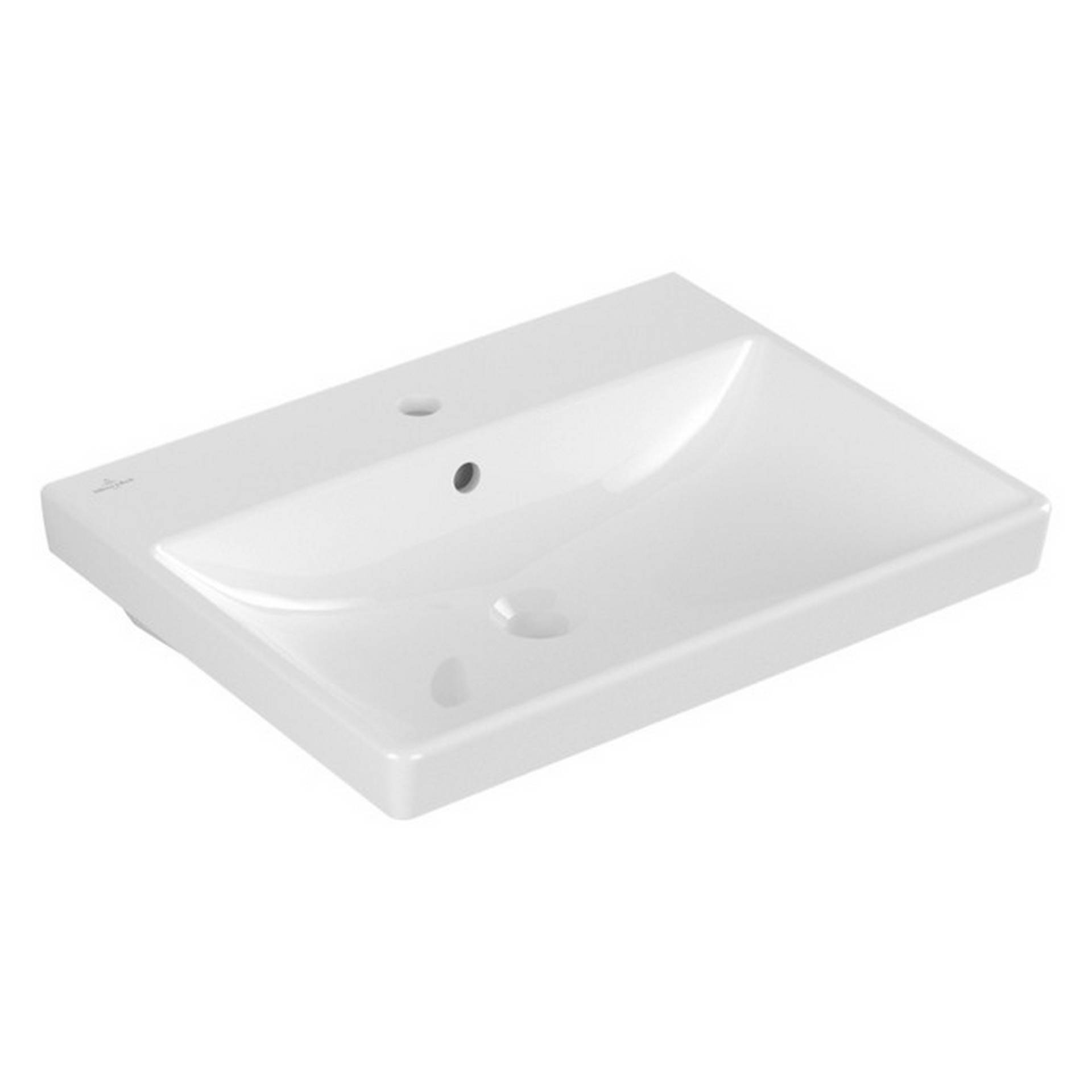 Villeroy & Boch Waschbecken eckig 'Avento' weiß 60 x 15,5 x 47 cm Villeroy & Boch Waschbecken eckig 'Avento' weiß 60 x 15,5 x 47 cm von Villeroy & Boch