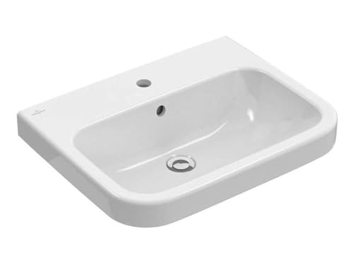 Villeroy&Boch Waschtisch Architectura 4188 650x470mm 3-LArm mittl HL durchg Überl Eckig WeißAlpin C+ von Villeroy & Boch