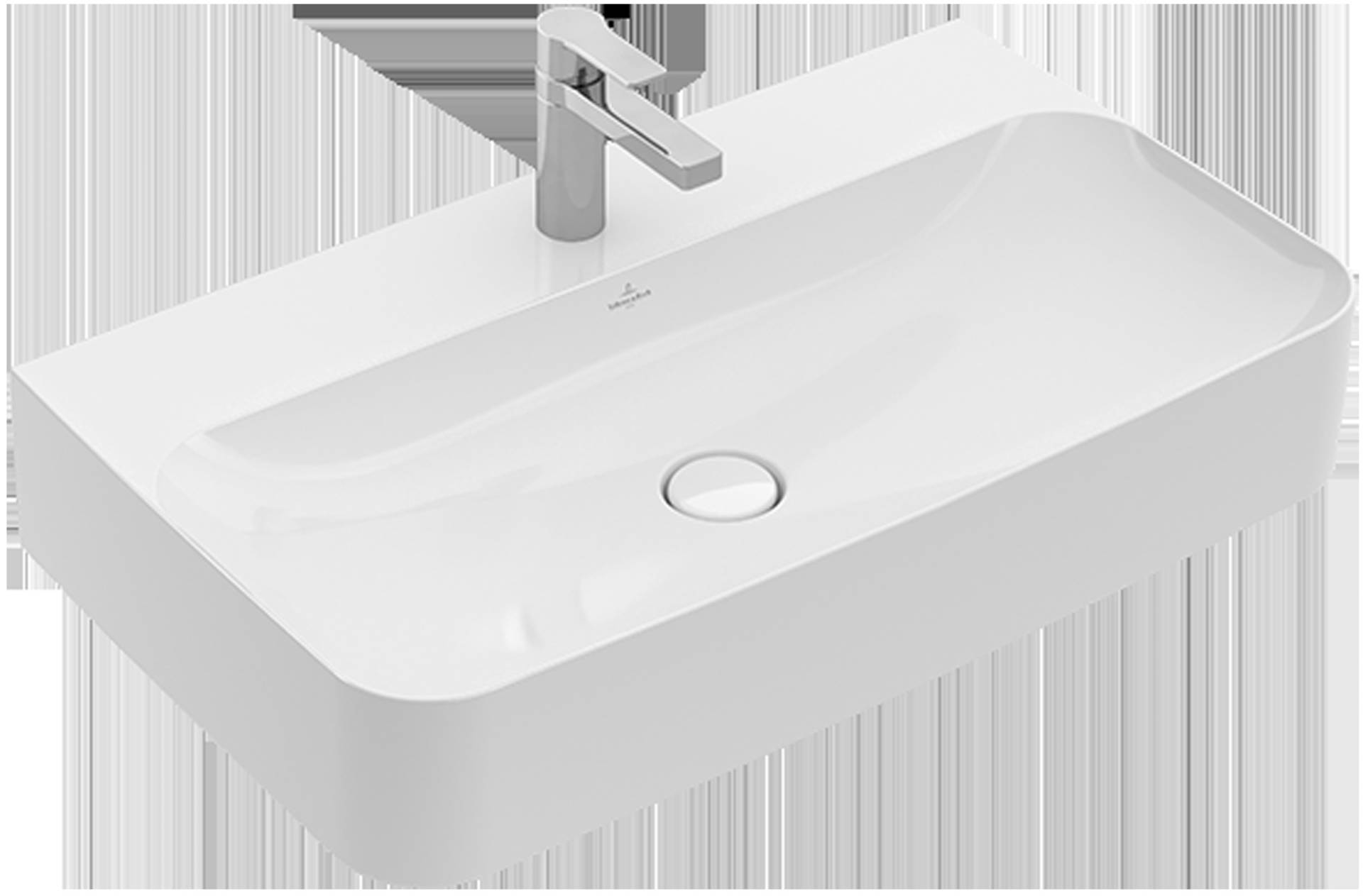 Villeroy & Boch Finion Waschtisch, ohne Überlauf, 1 Hahnloch, Unterseite geschliffen, 800x470mm, 41688LR7 Villeroy & Boch Finion Waschtisch, ohne Überlauf, 1 Hahnloch, Unterseite geschliffen, 800x470mm, 41688LR7 von Villeroy & Boch