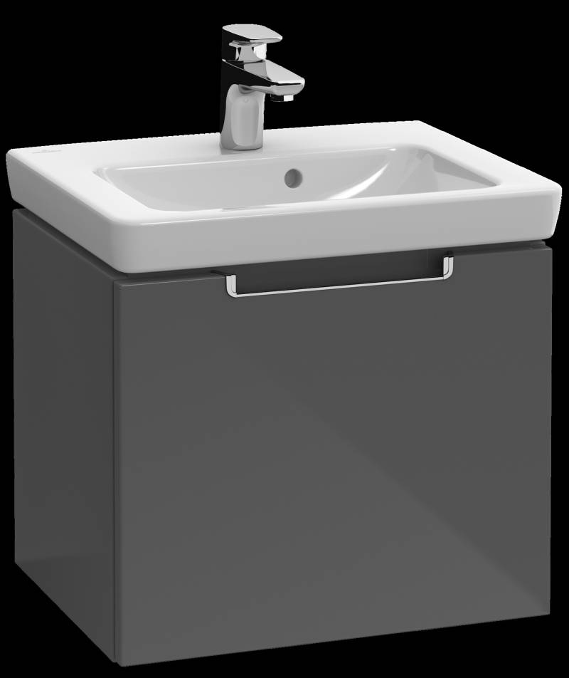 Villeroy & Boch Subway 2.0 Waschtischunterschrank, 1 Auszug, Waschbecken mittig, 485x420x380mm, A68510VJ von Villeroy & Boch