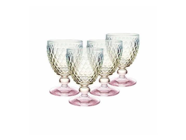 Villeroy & Boch Weißweinglas Boston Pearl Weißweingläser 125 ml 4er Set, Glas, bunt von Villeroy-&-Boch