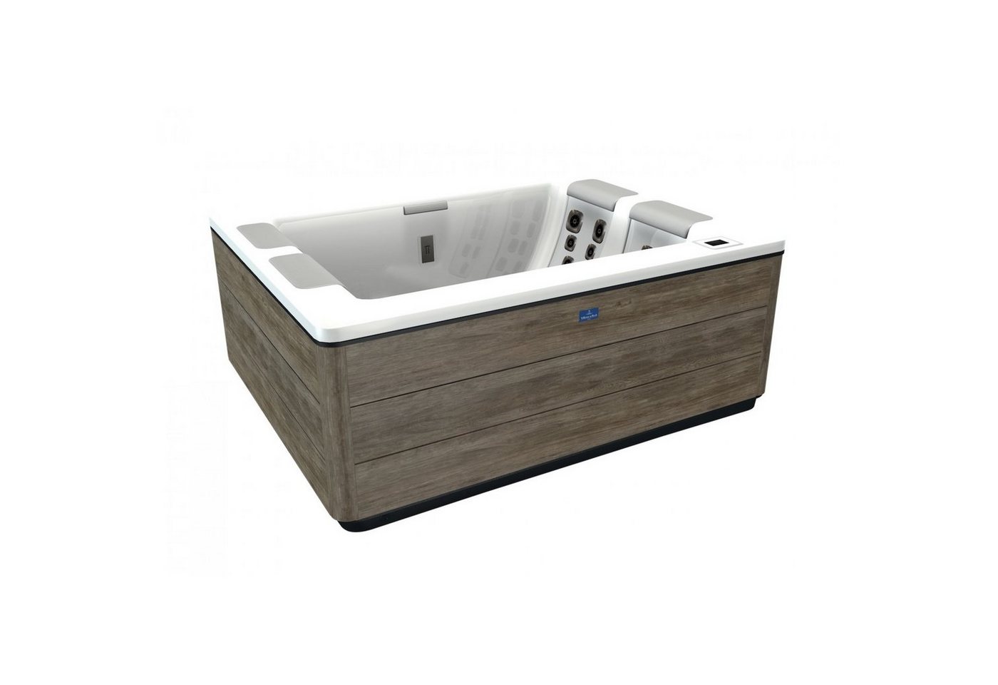 Villeroy & Boch Whirlpool Villeroy & Boch Whirlpool S5D Just Silence Compact Snow Timber Design von Villeroy & Boch