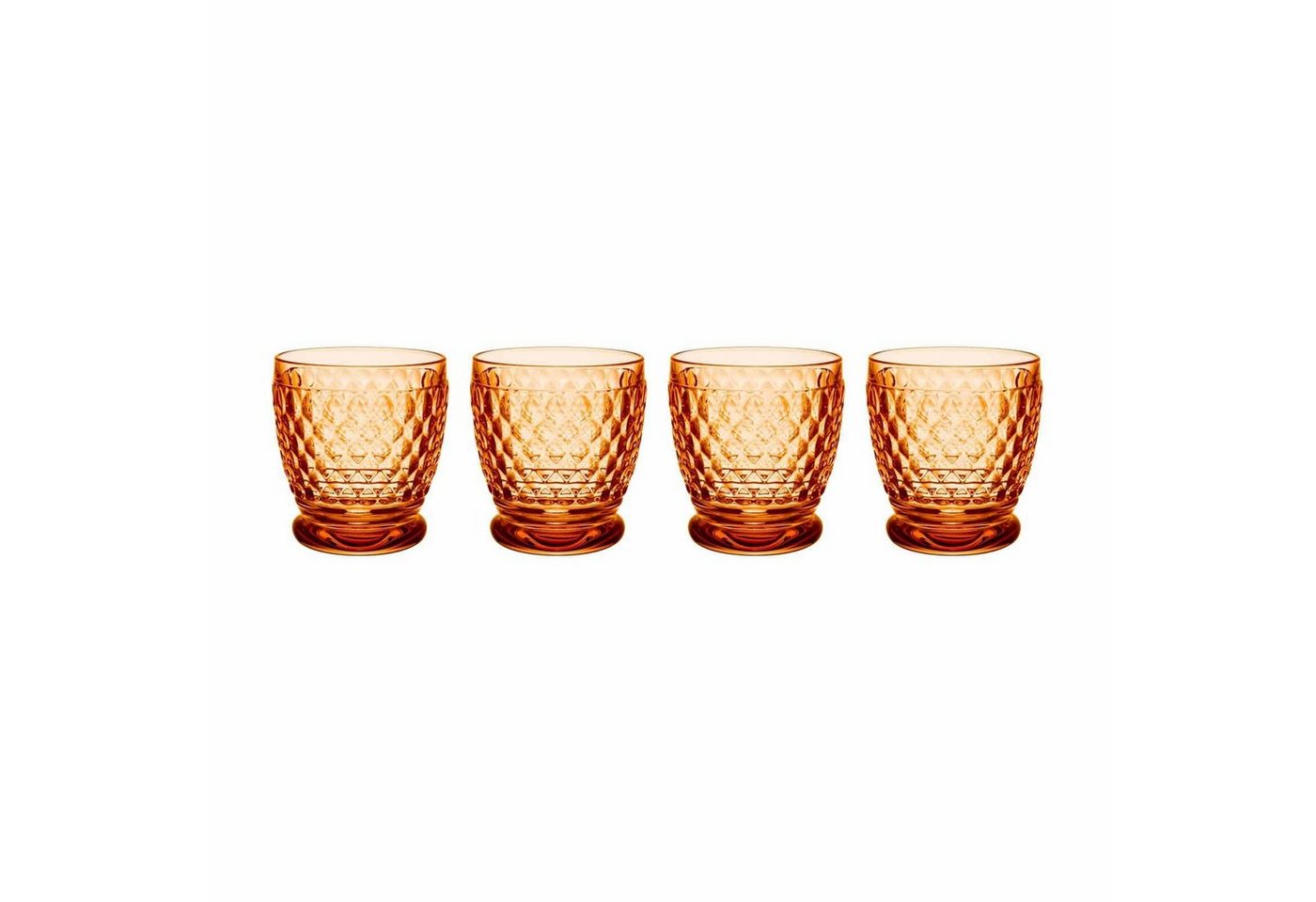 Villeroy & Boch Whiskyglas Boston Coloured Becher 330 ml 4er Set, Glas von Villeroy & Boch