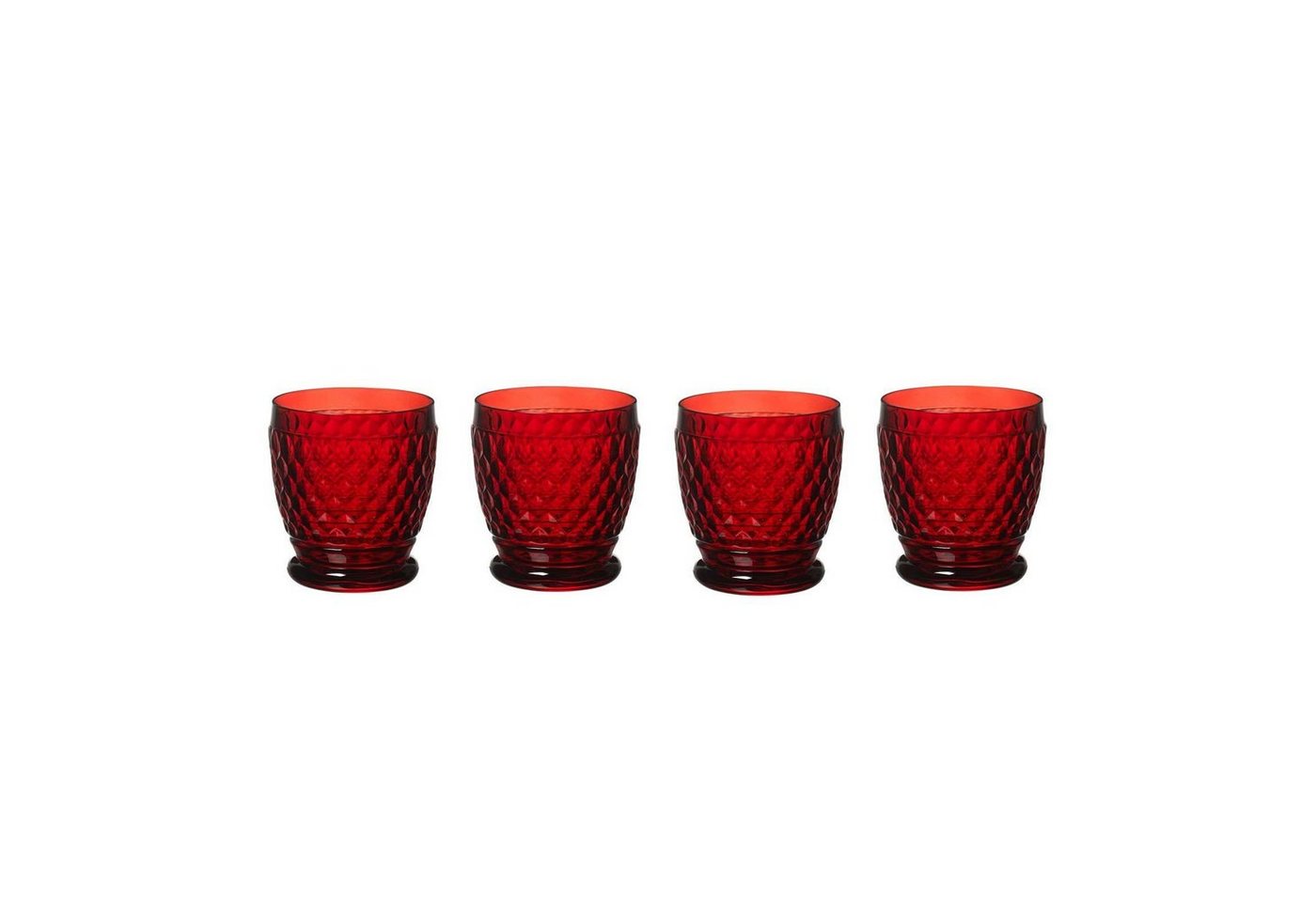 Villeroy & Boch Whiskyglas Boston Coloured Becher 330 ml 4er Set, Glas von Villeroy & Boch