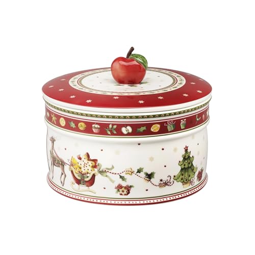 Villeroy & Boch – Winter Bakery Delight Plätzchendose Für Weihnachten Aus Porzellan, Gebäckdose, Keksdose Keramik, Für Plätzchen, Gebäck Und Kekse, Weihnachtlich Groß, Premium Porzellan, Bunt von Villeroy & Boch