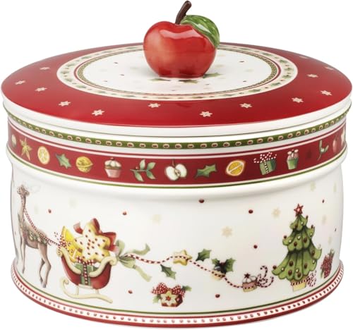 Villeroy & Boch - Winter Bakery Delight Plätzchendose bunt, Gebäckdose Weihnachtlich groß, Keksdose Keramik Weihnachten für Plätzchen, Gebäck und Kekse, Premium Porzellan Villeroy & Boch - Winter Bakery Delight Plätzchendose bunt, Gebäckdose Weihnachtlich groß, Keksdose Keramik Weihnachten für Plätzchen, Gebäck und Kekse, Premium Porzellan von Villeroy & Boch