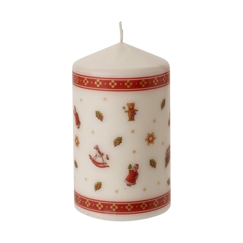 Villeroy & Boch - Winter Specials Kerze Geschenk Toys M, dekorative, weihnachtliche Kerze für Ihre Festtafel, Wachs, 7 x 12 cm von Villeroy & Boch