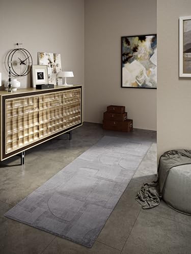 Villeroy & Boch Wollteppich Alexis - Natur Wohnzimmerteppich - Handgewebt & Natürlich - Boho Teppich Wolle für Wohnzimmer, Schlafzimmer, Esszimmer, Flur, Küche – Grau, 80x250 cm Villeroy & Boch Wollteppich Alexis - Natur Wohnzimmerteppich - Handgewebt & Natürlich - Boho Teppich Wolle für Wohnzimmer, Schlafzimmer, Esszimmer, Flur, Küche – Grau, 80x250 cm von Villeroy & Boch