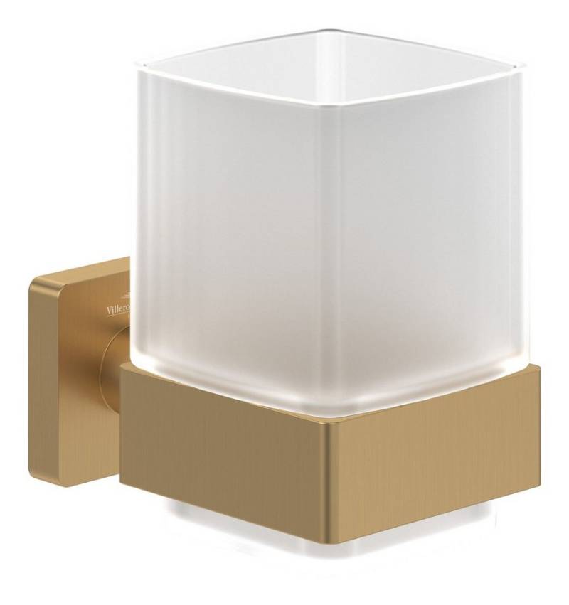 Villeroy & Boch Zahnputzbecher Elements - Striking, Glashalter 99 x 123 mm von Villeroy & Boch