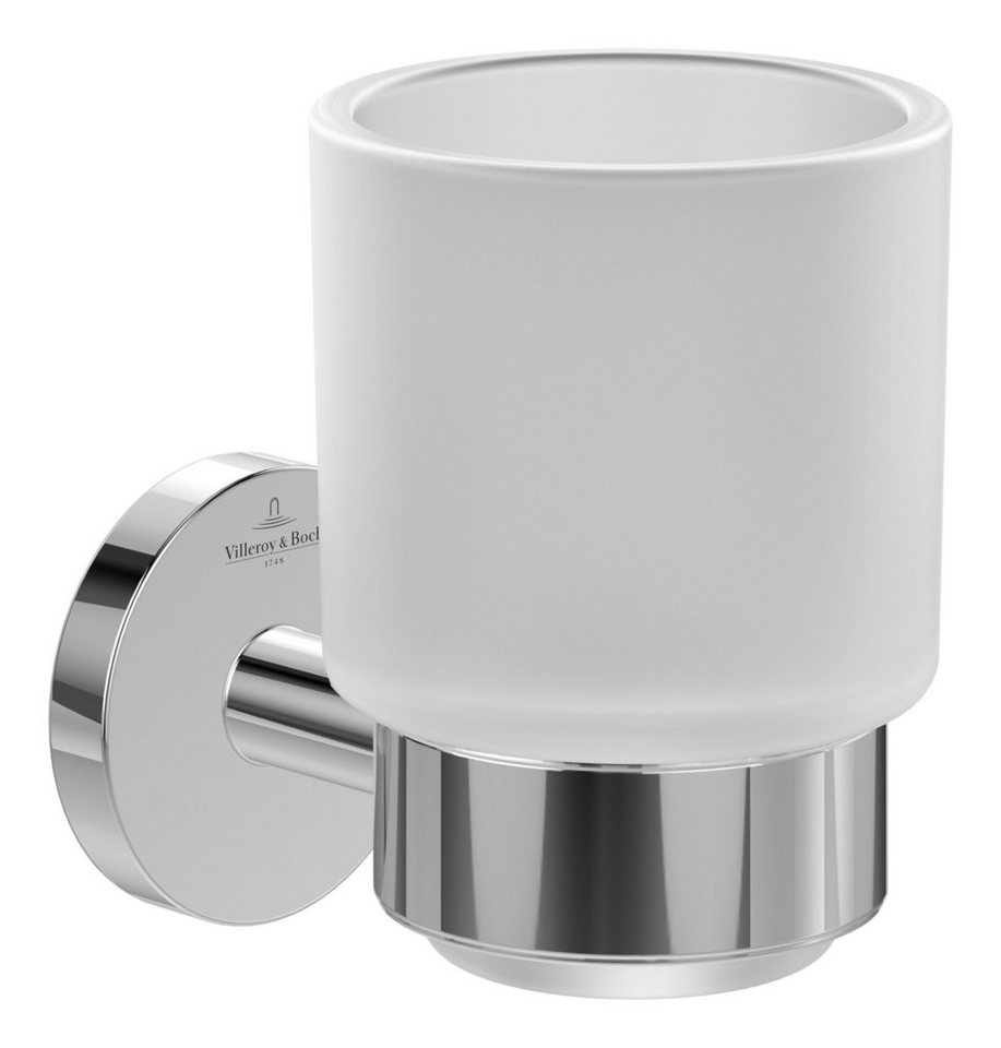 Villeroy & Boch Zahnputzbecher Elements - Tender, Glashalter 74 x 100 mm - Chrom Villeroy & Boch Zahnputzbecher Elements - Tender, Glashalter 74 x 100 mm - Chrom von Villeroy & Boch