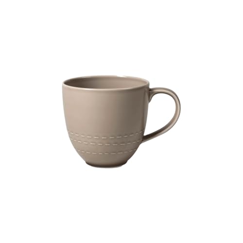 Villeroy & Boch it's my moment Tasse, 460 ml, Premium Porzellan, Braun von Villeroy & Boch