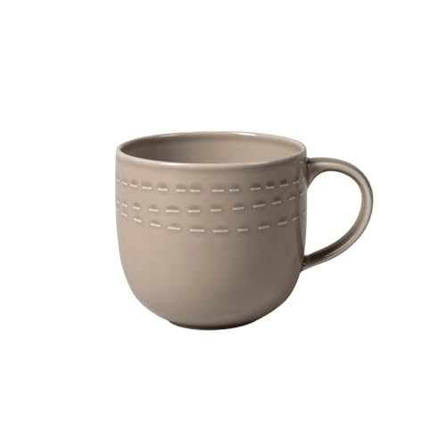 Villeroy und Boch it's my moment Tasse, 500 ml, Premium Porzellan, Braun, 1 Stück (1er Pack) von Villeroy & Boch