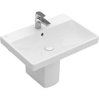 Waschbecken Avento 600x470mm Rechteck 1 Hahnloch mit Überlauf Weiß Alpin - Villeroy&boch von Villeroy & Boch