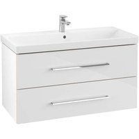Villeroy&boch - Avento - Waschtischunterschrank,980x514x452 mm , 2 Auszüge, Crystal White A89200B4 von Villeroy & Boch