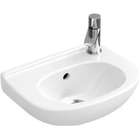 O.novo - Handwaschbecken Compact, 360x275 mm, mit Überlauf, ohne Loch, Alpinweß 53603601 - Villeroy&boch von Villeroy & Boch