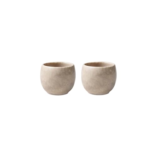 like. by Villeroy & Boch – Perlemor Home Eierbecher Set 2 Teilig, Multifunktionaler Eierbecher/Shotglas, 2Er Set Aus Hochwertigem Premium Porzellan, Spülmaschinensicher, Sand von Villeroy & Boch