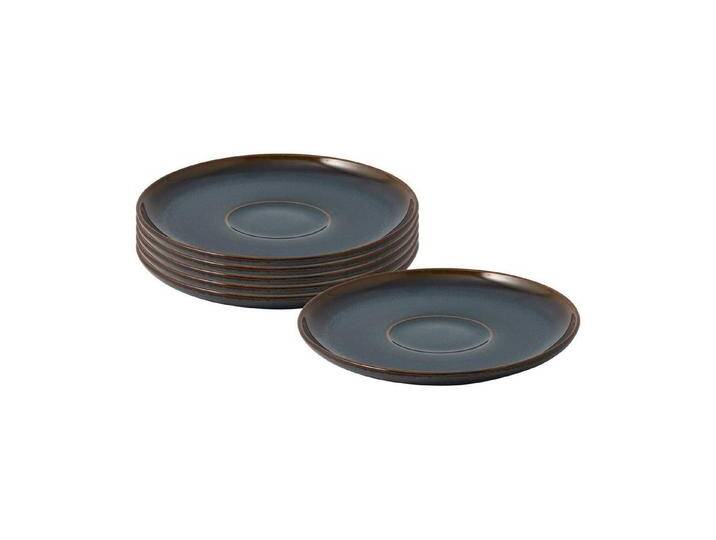 like. by Villeroy & Boch Untertasse Crafted Kaffeeuntertassen ø 14,9 cm 6er Set, (6 St), Denim von Villeroy-&-Boch