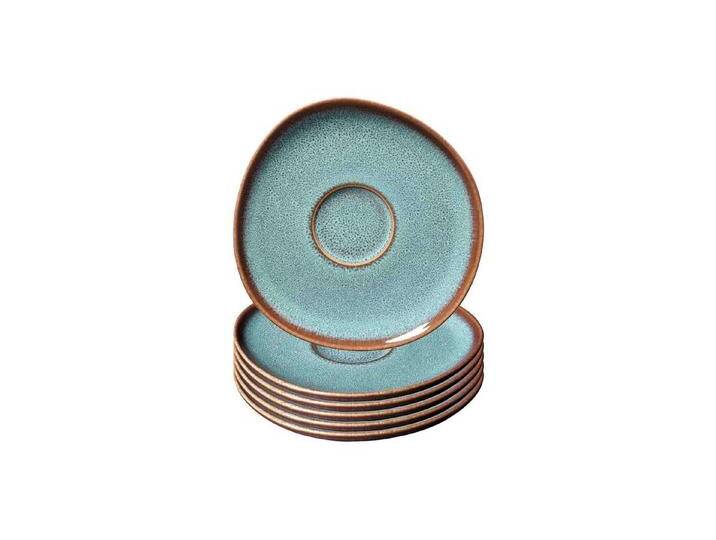 like. by Villeroy & Boch Untertasse Lave Kaffeeuntertassen ø 15,2 cm 6er Set, (6 St), blau, Glacé von Villeroy-&-Boch