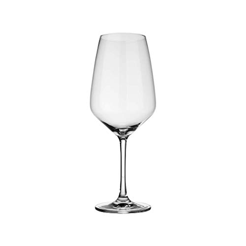 vivo by Villeroy und Boch Group - Voice Basic Rotweinglas-Set, 4-tlg., 497 ml, Kristallglas, klar, spülmaschinenfest von Villeroy & Boch