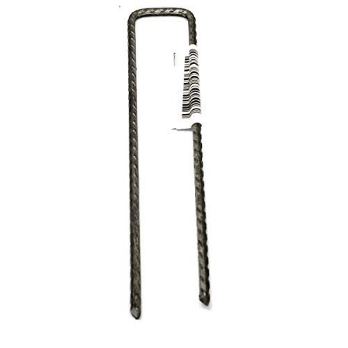 VILMORIN Heftklammern aus Metall, 17 cm x 3,5 cm, für Folien, Mulch, Abdeckungen, Metall von Vilmorin