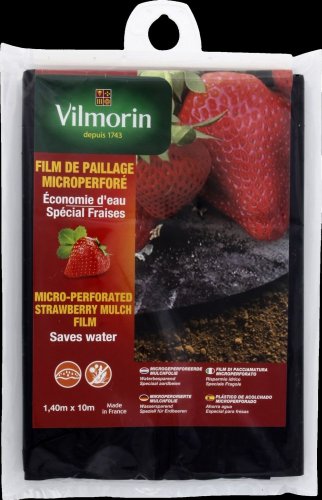 Vilmorin vb04106 Mulchfolie für Erdbeeren Micro perforiert Polyethylen 50 mm 1,40 x 10 m von Vilmorin