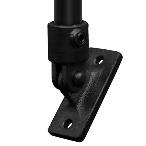 Rohrverbinder Temperguss SCHWARZ Gerüstrohr Kupplungen T-Clamps® - TÜV geprüf (Gelenkfuß (169), 26,9 mm (¾")) von Vilo Visions