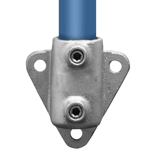 Rohrverbinder Temperguss Verzinkt Gerüstrohr Kupplungen T-Clamps® - TÜV geprüft (Dreieckflansch (146), 33,7 mm (1”)) von Vilo Visions