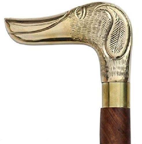 Vimal Nautical Gehstock – Designer-Gehstock mit Hundekopf und Messinggriff aus Holz – handgefertigter Gehstock für ältere Menschen Vimal Nautical Gehstock – Designer-Gehstock mit Hundekopf und Messinggriff aus Holz – handgefertigter Gehstock für ältere Menschen von Vimal Nautical