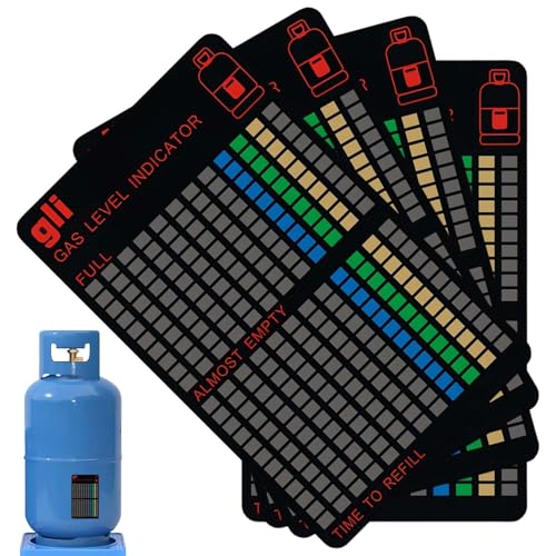 4 Stück Gasflaschen Füllstandsanzeige Set, Füllstandsanzeige Gasflasche Die Größe ist 63mm*100mm, Gasflasche Füllstand Anzeige Einfach Zu Bedienen, Geeignet für Familienküche und Grill Im Freien 4 Stück Gasflaschen Füllstandsanzeige Set, Füllstandsanzeige Gasflasche Die Größe ist 63mm*100mm, Gasflasche Füllstand Anzeige Einfach Zu Bedienen, Geeignet für Familienküche und Grill Im Freien von Vimmvid