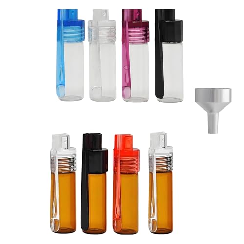 9 Stücke 51mm Pulver Portionierer Set, Mini Löffel Pulver Behälter Salzstreuer Mini, Gewürze Camping Für Salz Gewürze Wasserdicht Dosierer Für Salz Pfeffer Wasserdicht Dosierer von Vimmvid