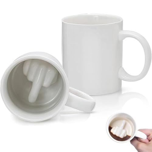 Finger Tasse, Witzige Tassen Geschenkidee, Lustige Keramik Kaffeetasse mit 3D finger Design, für Aprilscherz, Valentinstag, Geburtstagsgeschenk Finger Tasse, Witzige Tassen Geschenkidee, Lustige Keramik Kaffeetasse mit 3D finger Design, für Aprilscherz, Valentinstag, Geburtstagsgeschenk von Vimmvid