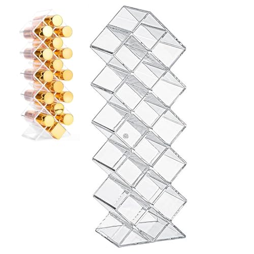 Lippenstift Organizer, 16 Plätze Lipstick Organizer, Transparente Lipgloss Box, Schönheit Und Praxis Kombiniert in Einer Lippenstift Box Geeignet Für Den Gebrauch in Bad Und Kommode von Vimmvid
