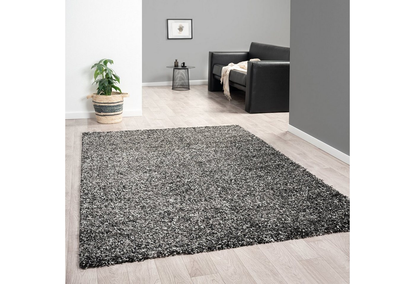 Hochflor-Teppich LUX Shaggy, Vimoda, Rechteckig, Höhe: 30 mm, Robust, Extra Dicht, weich, wohnzimmer, Flur, Shaggy, Einfarbig von Vimoda