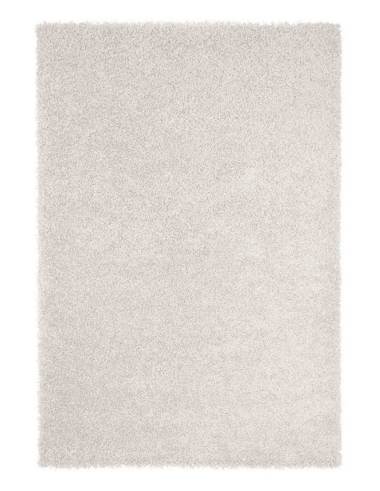 Vimoda Hochflor-Teppich Shaggy Wohnzimmer Läufer, Rund, Höhe: 30 mm, Wohnzimmer Teppich, Schlafzimmer, langflor, Einfarbig Dunkel Farbe von Vimoda