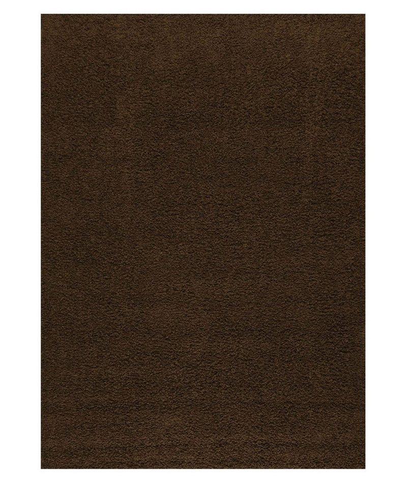 Vimoda Hochflor-Teppich Shaggy Wohnzimmer Läufer, Rund, Höhe: 30 mm, Wohnzimmer Teppich, Schlafzimmer, langflor, Einfarbig Dunkel Farbe Vimoda Hochflor-Teppich Shaggy Wohnzimmer Läufer, Rund, Höhe: 30 mm, Wohnzimmer Teppich, Schlafzimmer, langflor, Einfarbig Dunkel Farbe von Vimoda