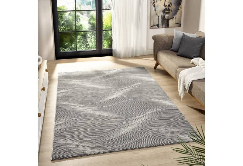 Vimoda Designteppich Leonie, Einzigartige und eindeutige 3D Wellen, Höhe: 12 mm, Teppich Wohnzimmer, Boho Motiv, Schlafzimmer, Qualitativ Hochwertig Vimoda Designteppich Leonie, Einzigartige und eindeutige 3D Wellen, Höhe: 12 mm, Teppich Wohnzimmer, Boho Motiv, Schlafzimmer, Qualitativ Hochwertig von Vimoda