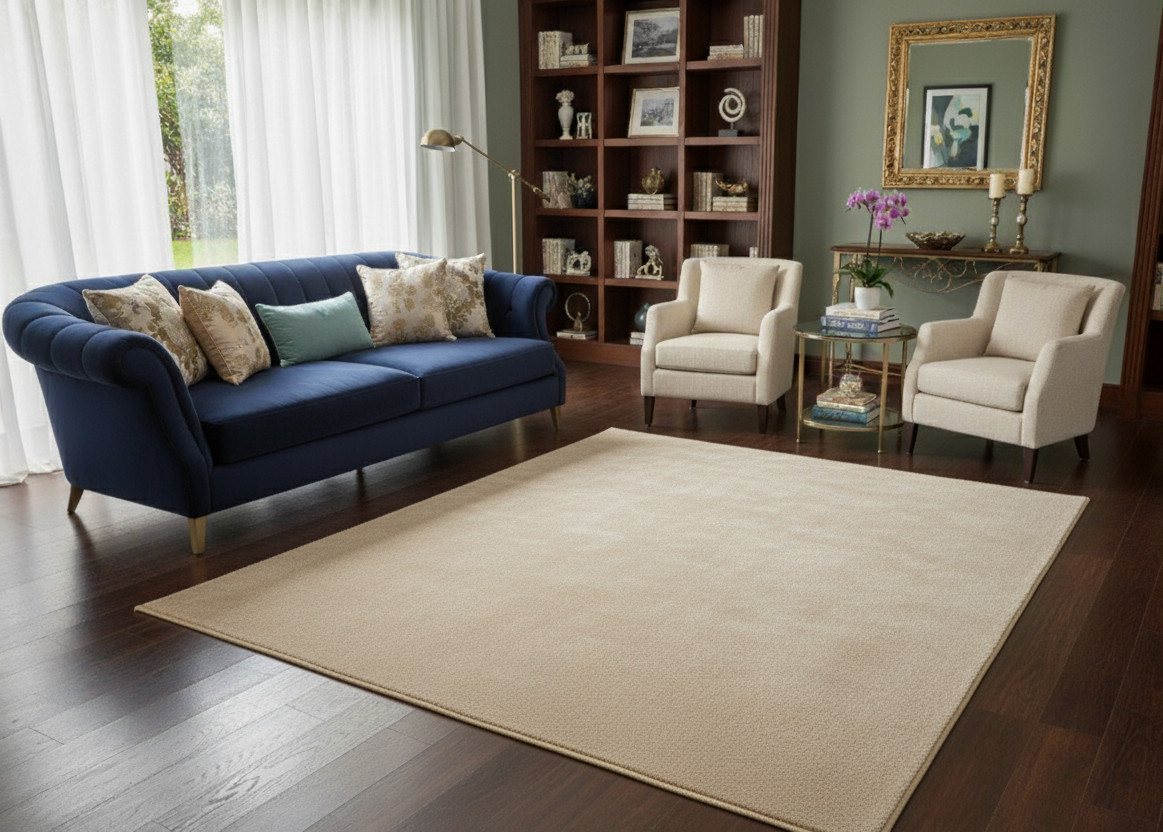 Vimoda Fellteppich Lisa, aus Mikrofaser rutschfeste und warme Oberfläche, Höhe: 15 mm, Teppich extra flauschig & weich, dicht, Wohnzimmer, Kinderzimmer von Vimoda