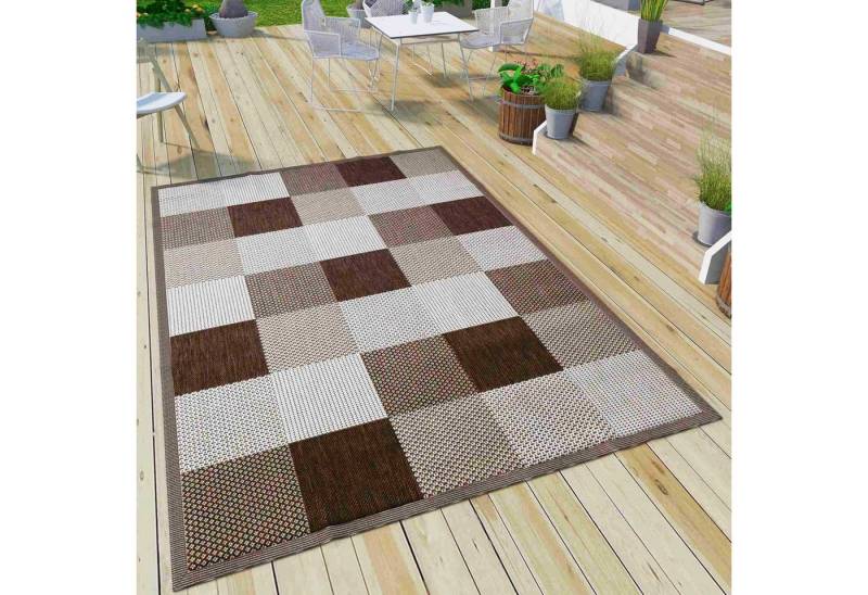 Vimoda Outdoorteppich Robuster In- und Outdoor Flachgewebe Teppich 100% Polypropylen, Rechteckig von Vimoda