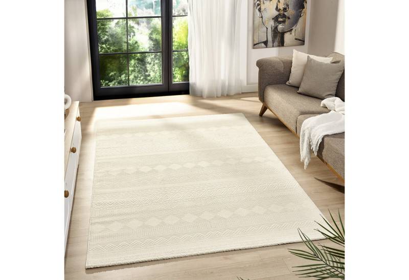 Vimoda Teppich Leonie, einzigartigem skandinavischem Boho 3D Motiv, weich, Höhe: 13 mm, Teppich Wohnzimmer, Schlafzimmer, Modern, Qualitativ Hochwertig Vimoda Teppich Leonie, einzigartigem skandinavischem Boho 3D Motiv, weich, Höhe: 13 mm, Teppich Wohnzimmer, Schlafzimmer, Modern, Qualitativ Hochwertig von Vimoda