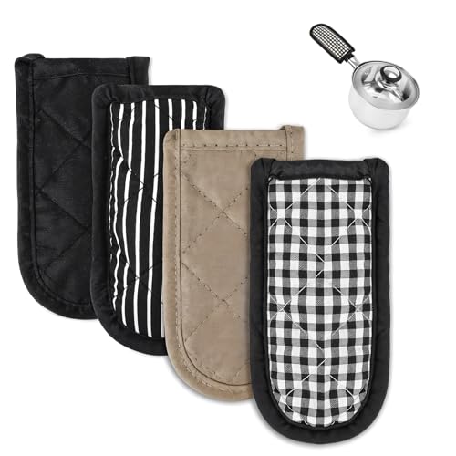 Vin Beauty Pfannengriff-Abdeckung, heiße Griffhalter, Gusseisen-Griffe, hitzebeständig, maschinenwaschbar, heiße Griffe, Abdeckung für Zuhause, Küche, Kochen, Werkzeuge, Winter (klassische Stile) von Vin Beauty