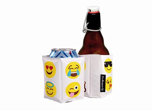 Vin Bouquet FIE 214 Kühlmanschette mit Emoticons, Nylon, Mehrfarbig, 11.5 x 10.5 x 2.5 cm, bunt, 11.5x10.5x2.5 cm Vin Bouquet FIE 214 Kühlmanschette mit Emoticons, Nylon, Mehrfarbig, 11.5 x 10.5 x 2.5 cm, bunt, 11.5x10.5x2.5 cm von VB VIN BOUQUET