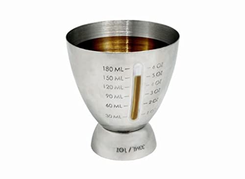 Vinbouquet Messgerät Riese, Edelstahl, silber, 180 ml von VB VIN BOUQUET