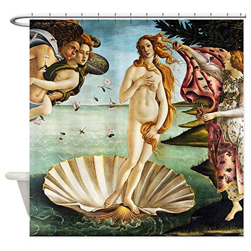 Botticelli Birth Venus - Decorative Fabric Shower Curtain (60"x72") von VinMea