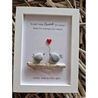 steinbild Freunde Fürs Leben Personalisiert von meinSteinzeug